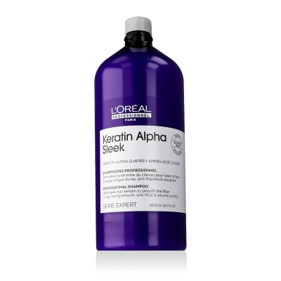 L'Oréal Professionnel Keratin Alpha Sleek Professional šampūnas, 1500 ml