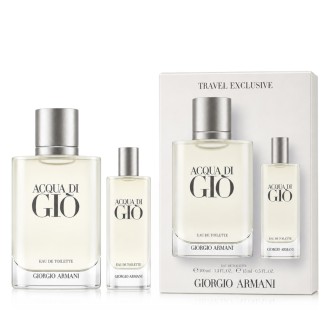 Giorgio Armani Acqua di Giò Pour Homme EDT Refillable 100 ml + EDT 15 ml – rinkinys vyrams