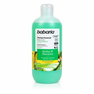 Babaria Aloe Vera Essential drėkinamasis šampūnas, 500 ml