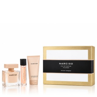 Narciso Rodriguez Narciso Poudrée EDP 90 ml + EDP MINI 10 ml + BL 50 ml – rinkinys moterims