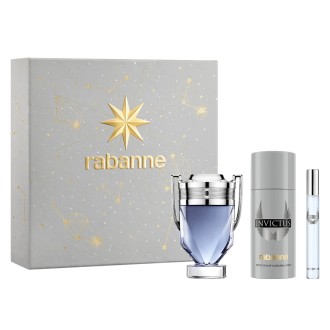 Paco Rabanne Invictus SET EDT 100 ml + deospray 150 ml + miniature EDT 10 ml vyrams 2