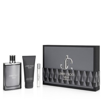 Jimmy Choo Jimmy Choo Man Intense EDT 100 ml + EDT MINI 7,5 ml + SG for Body & Hair 100 ml – rinkinys vyrams