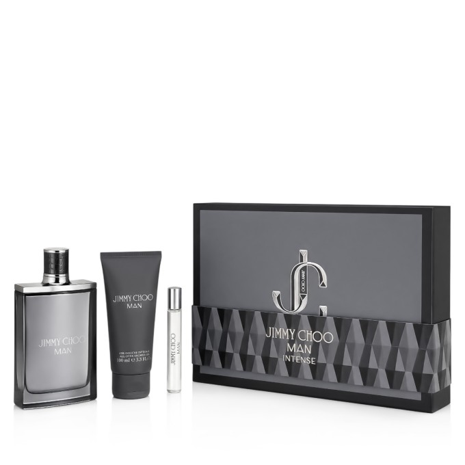 Jimmy Choo Jimmy Choo Man Intense EDT 100 ml + EDT MINI 7,5 ml + SG for Body & Hair 100 ml – rinkinys vyrams