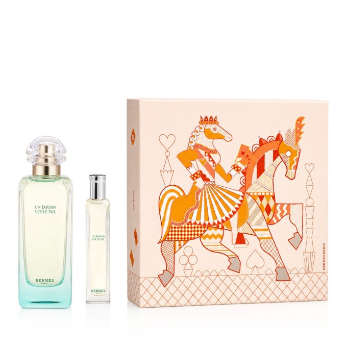 Hermès Un Jardin Sur le Nil EDT Refillable 100 ml + EDT 15 ml – rinkinys unisex