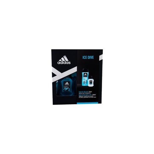 Adidas Ice Dive Gift Set EDT 50 ml and shower gel 250 ml 50ml