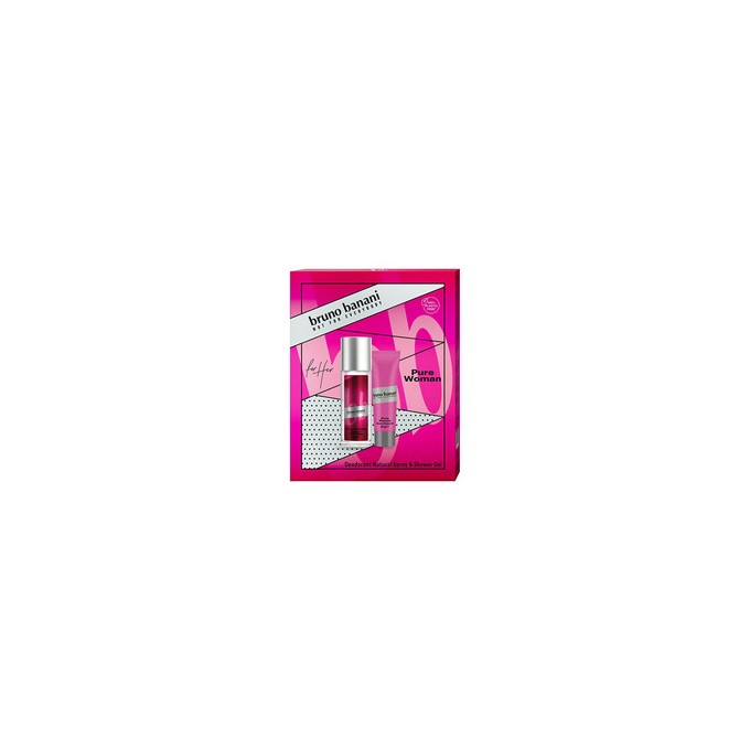 Bruno Banani Pure Woman dovanų rinkinys – dezodorantas 75 ml ir dušo želė 50 ml
