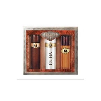 Cuba Cuba Gold Gift Set EDT 100 ml After Shave Cuba Gold 100 ml and deospray Cuba Gold 200 ml 100ml