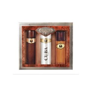 Cuba Cuba Gold Gift Set EDT 100 ml After Shave Cuba Gold 100 ml and deospray Cuba Gold 200 ml 100ml