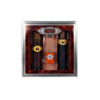 Cuba Cuba Gold Gift Set EDT 100 ml After Shave Cuba Gold 100 ml and keychain 100 ml vyrams