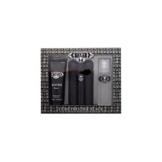 Cuba Prestige Black Gift set EDT 90 ml, shower gel 200 ml and aftershave 100 ml 90ml