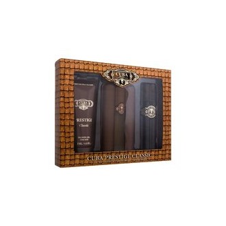Cuba Prestige Dovanų rinkinys EDT 90 ml, dušo želė 200 ml and aftershave 100 ml 90 ml vyrams