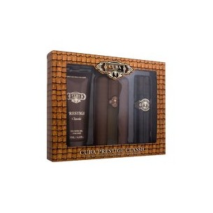 Cuba Prestige Dovanų rinkinys EDT 90 ml, dušo želė 200 ml and aftershave 100 ml 90 ml vyrams