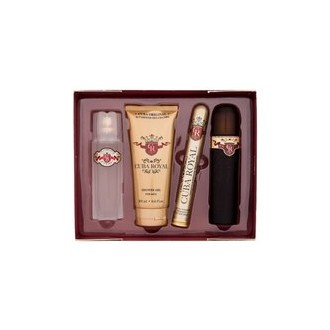 Cuba Royal Gift set EDT 100 ml, aftershave 100 ml, shower gel 200 ml and miniature EDT 35 ml 100 ml