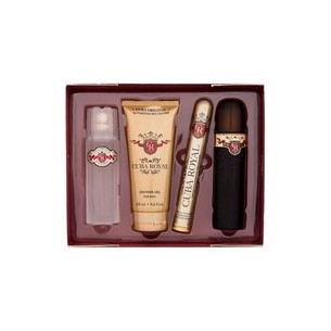 Cuba Royal Gift set EDT 100 ml, aftershave 100 ml, shower gel 200 ml and miniature EDT 35 ml 100 ml