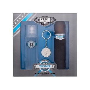 Cuba Winner Dovanų rinkinys EDT 100 ml, After Shave 100 ml and pendant 100 ml vyrams