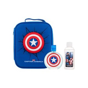 FRAGRANCES FOR CHILDREN Captain America Gift set EDT 100 ml, shower gel 100 ml and cosmetic bag 100ml