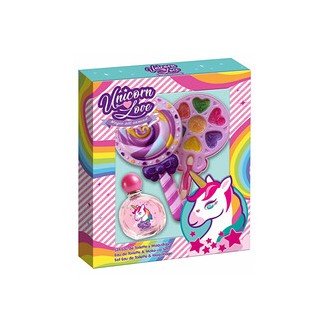 FRAGRANCES FOR CHILDREN Eau My Unicorn Gift set EDT 50 ml and makeup palette 50ml