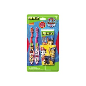 FRAGRANCES FOR CHILDREN Firefly Paw Patrol Dental Set Soft (Red and Pink) 1ml