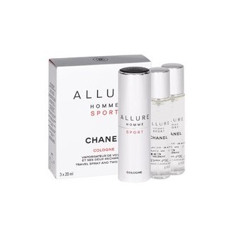 Chanel Allure Homme Sport Cologne EDC odekalonas vyrams, ( 3 x 20 ml ) 60 ml