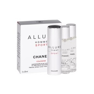 Chanel Allure Homme Sport Cologne EDC odekalonas vyrams, ( 3 x 20 ml ) 60 ml