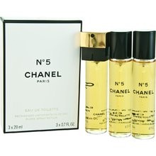 Chanel Chanel No.5 EDT (3 x 20 ml) 60 ml kvepalai moterims