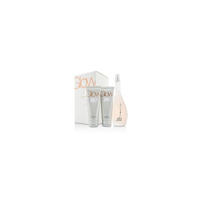 Jennifer Lopez Glow by JLo Great Gift Set 100 ml EDT, Body Lotion Glow by JLo and 75 ml shower gel