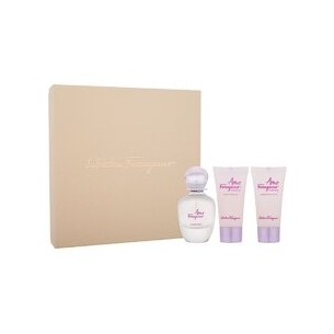 Salvatore Ferragamo Amo Ferragamo Flowerful Gift set EDT 50 ml, body lotion 50 ml and shower gel 50 ml 50ml