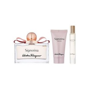 Salvatore Ferragamo Signorina rinkinys - EDP 100 ml + EDP 10 ml + kūno losjonas 50 ml
