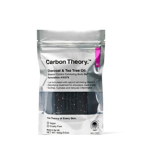 Carbon Theory Charcoal & Tea Tree Oil Breakout Control Exfoliating Body Bar - šveičiamasis kūno
