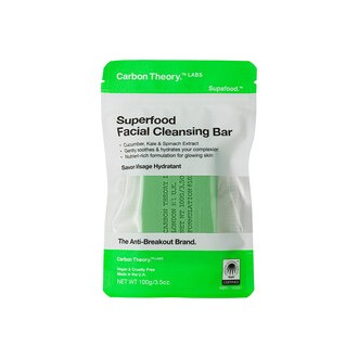Carbon Theory Superfood Facial Cleansing Bar - Valomasis veido muilas 100 g