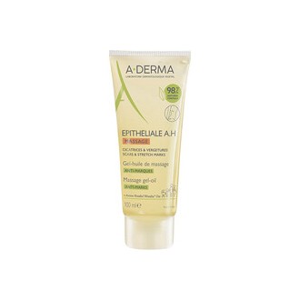 A-Derma Epitheliale A.H. Massage Gel-Oil - gelio aliejus masažui, 100 ml