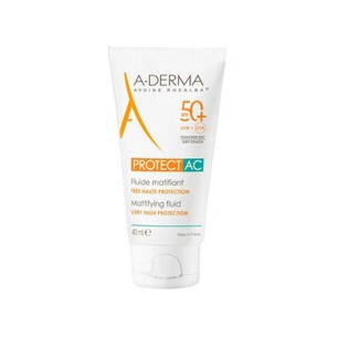 A-Derma Protect AC Mattifying Fluid SPF 50+, 40 ml