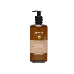 Apivita Dry Dandruff Shampoo - stiprinamasis šampūnas nuo pleiskanų, 250 ml