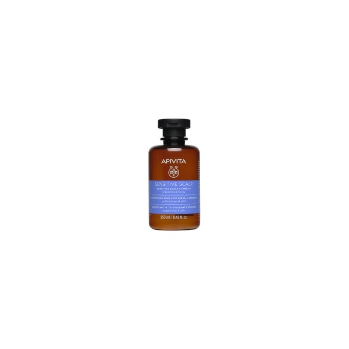 Apivita Sensitive Scalp Shampoo - Stiprinamasis šampūnas pro citlivou pokožku hlavy 250 ml