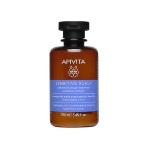 Apivita Sensitive Scalp Shampoo - Stiprinamasis šampūnas pro citlivou pokožku hlavy 250 ml