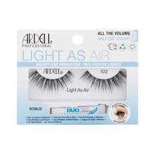 Ardell Light As Air 522 Fake Eyelashes Set Black